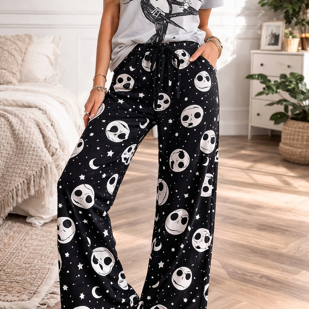 ZENZEN Nightmare Before Christmas 2PC Pajama Set Jack Skellington NWT